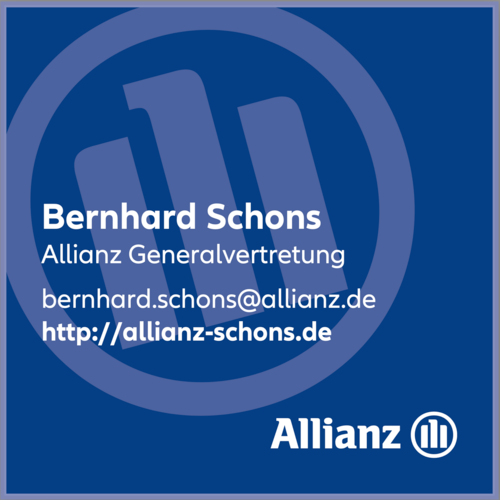 Bernhard Schons | Allianz Generalvertretung | bernhard.schons@allianz.de